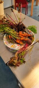 Groentes uit de moestuin